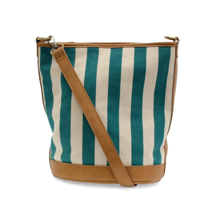 Awning Stripe Bucket Canvas Bag