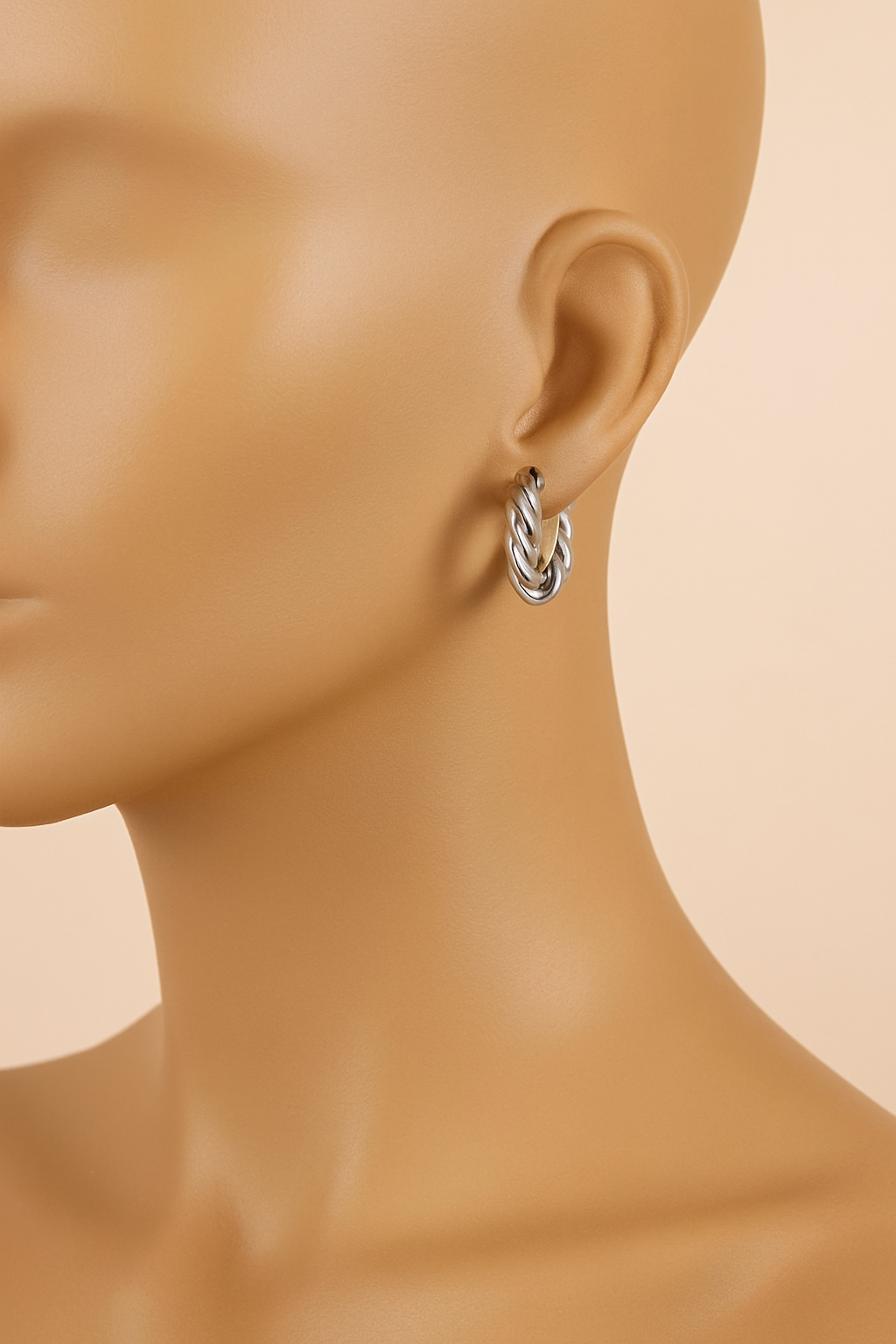 Twisted Elegance Hoop Earrings