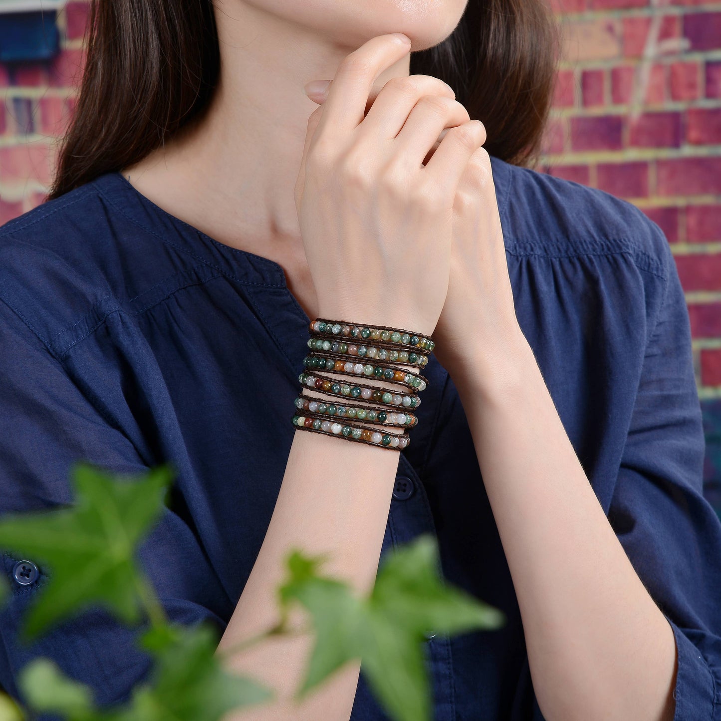 Fancy Jasper Wrap Bracelet