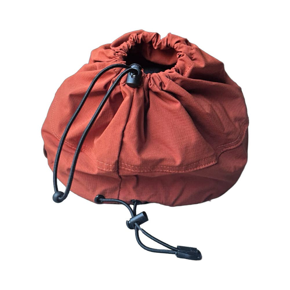 Adjustable High Ponytail Running Hat - Orange