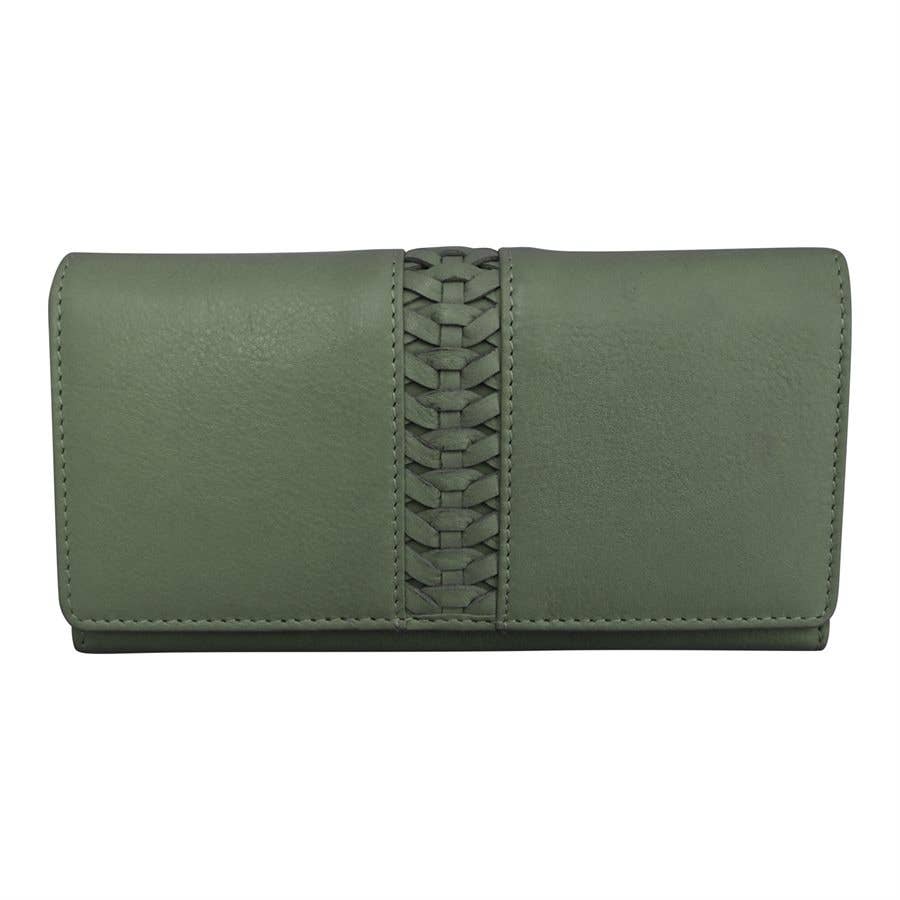Long Flap Wallet Urbano Braided