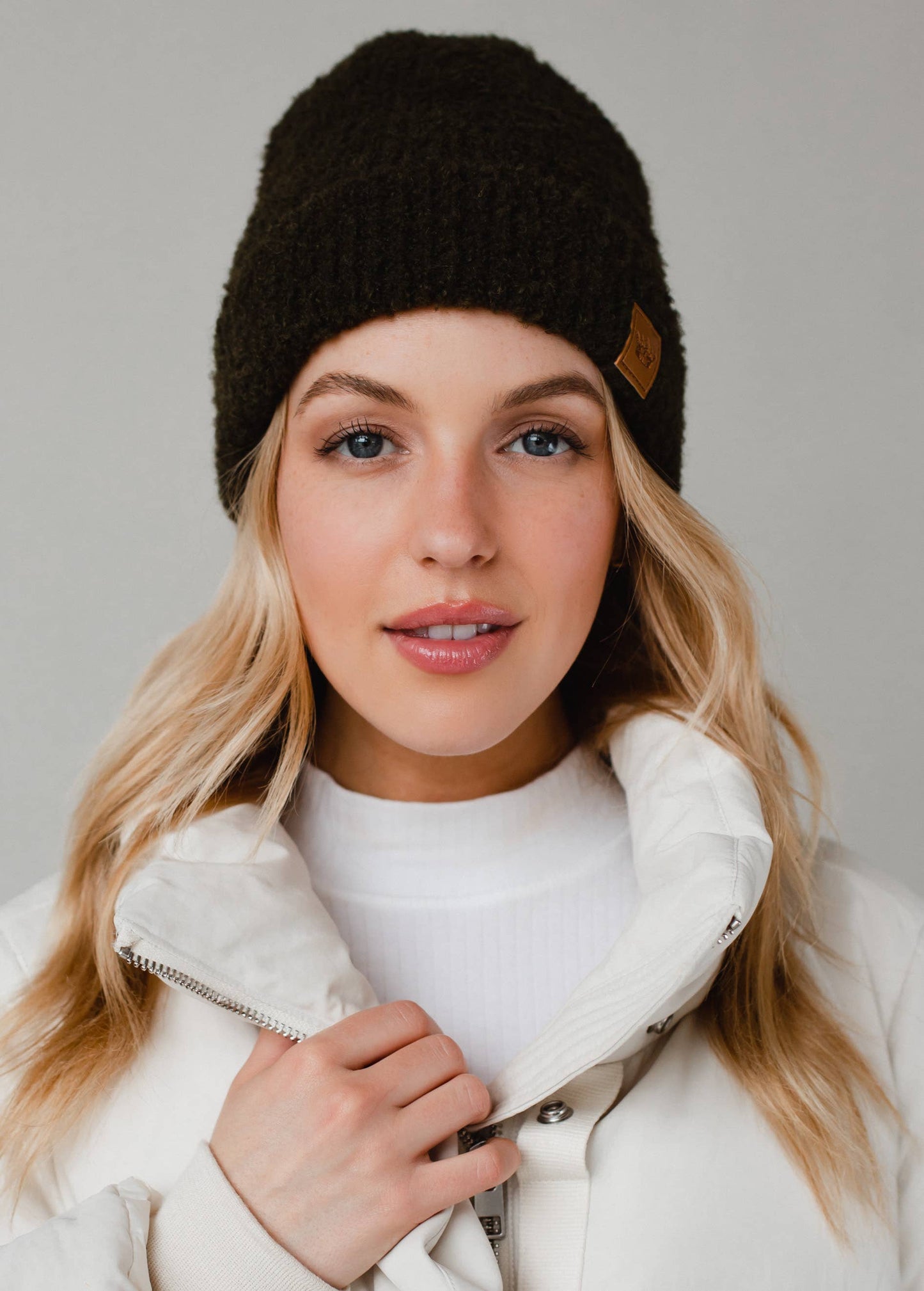 Olive Knit Beanie