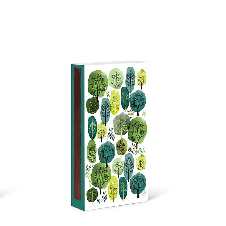 Modern Green Trees Matches-45stks-4" L