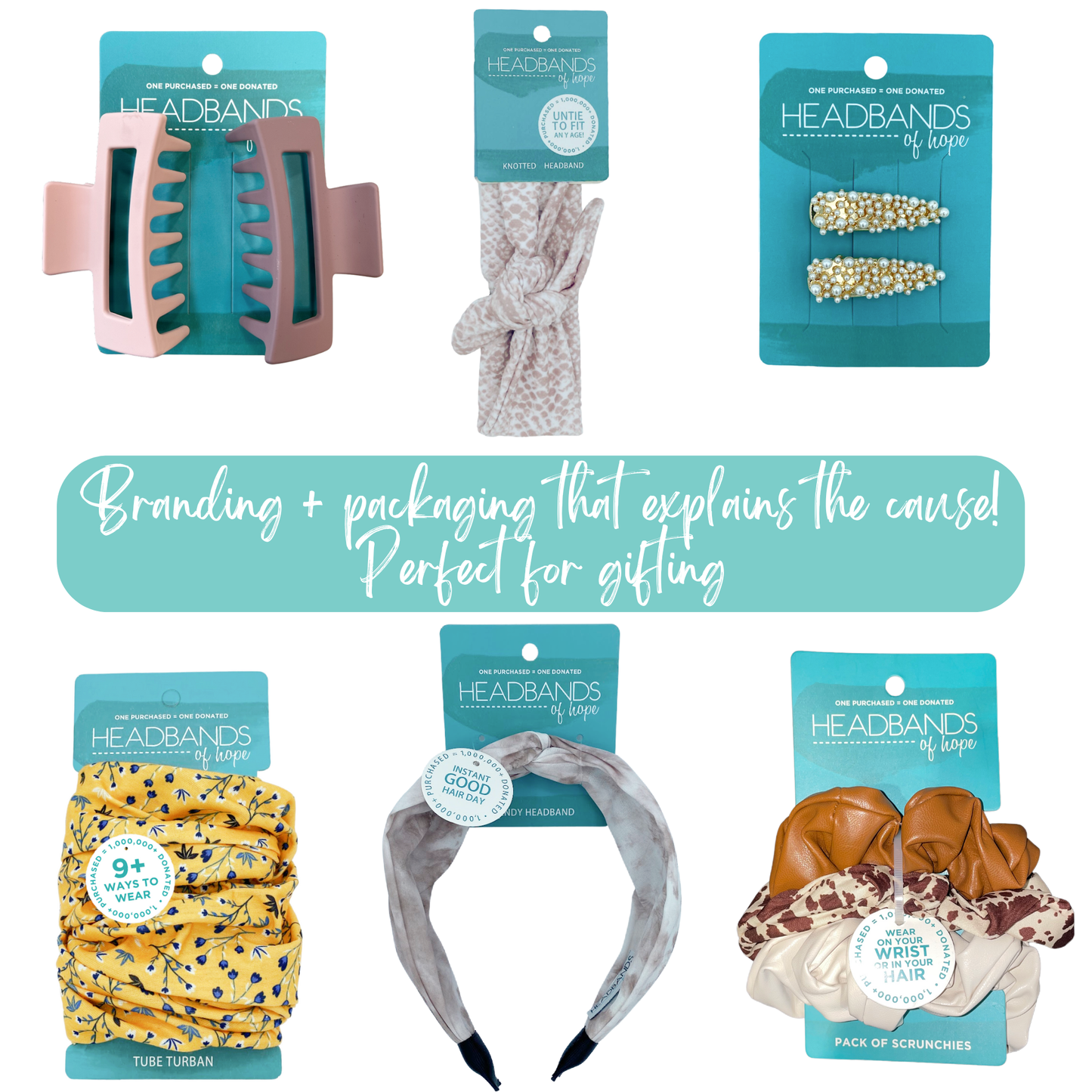 Mini Seashell Clip Set - Cream + Ocean Blue