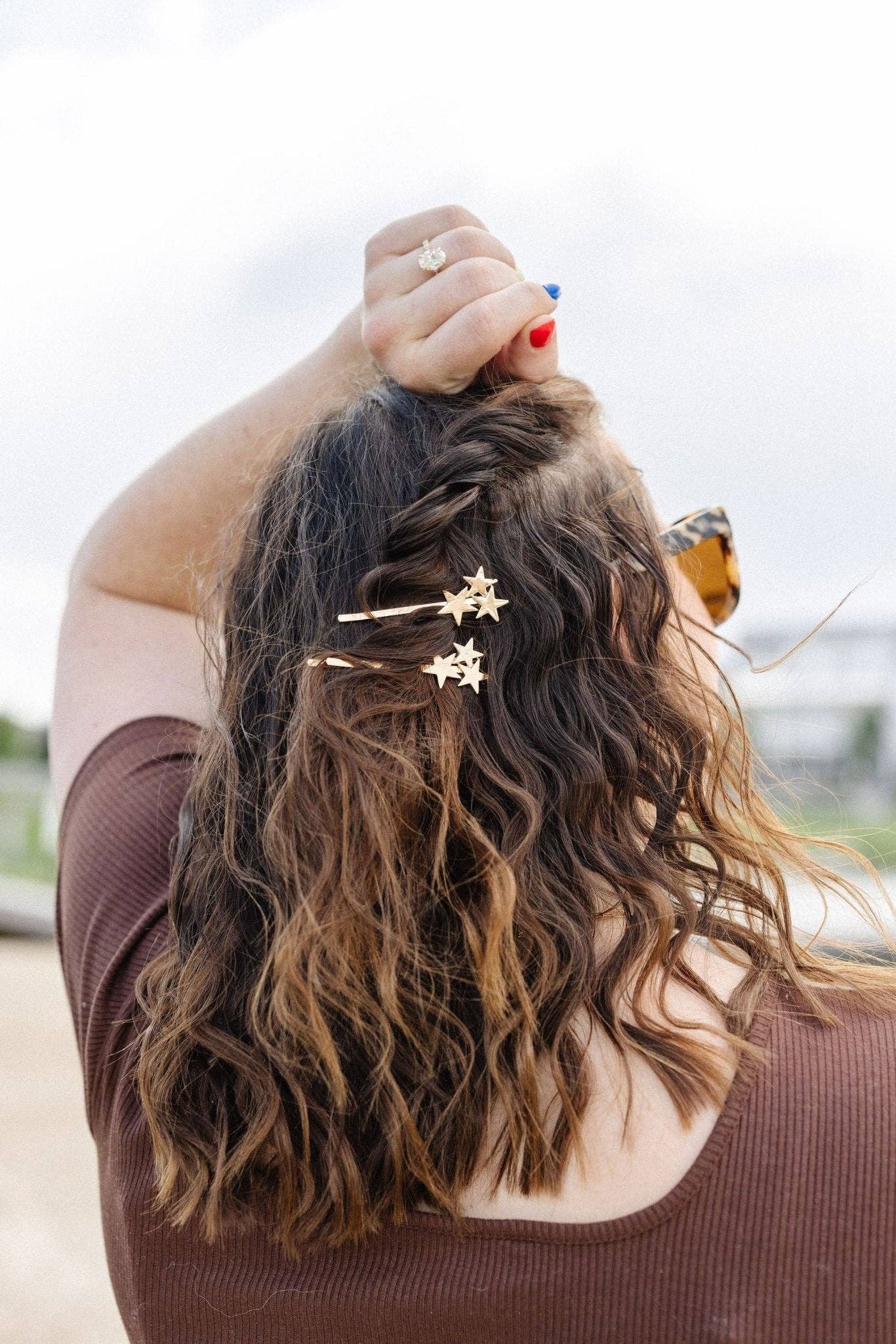 Shiny Star Bobby Pins - Multiple Colors