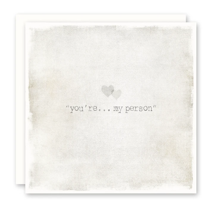 You Are My Person Card - Love Card - Friendship Card