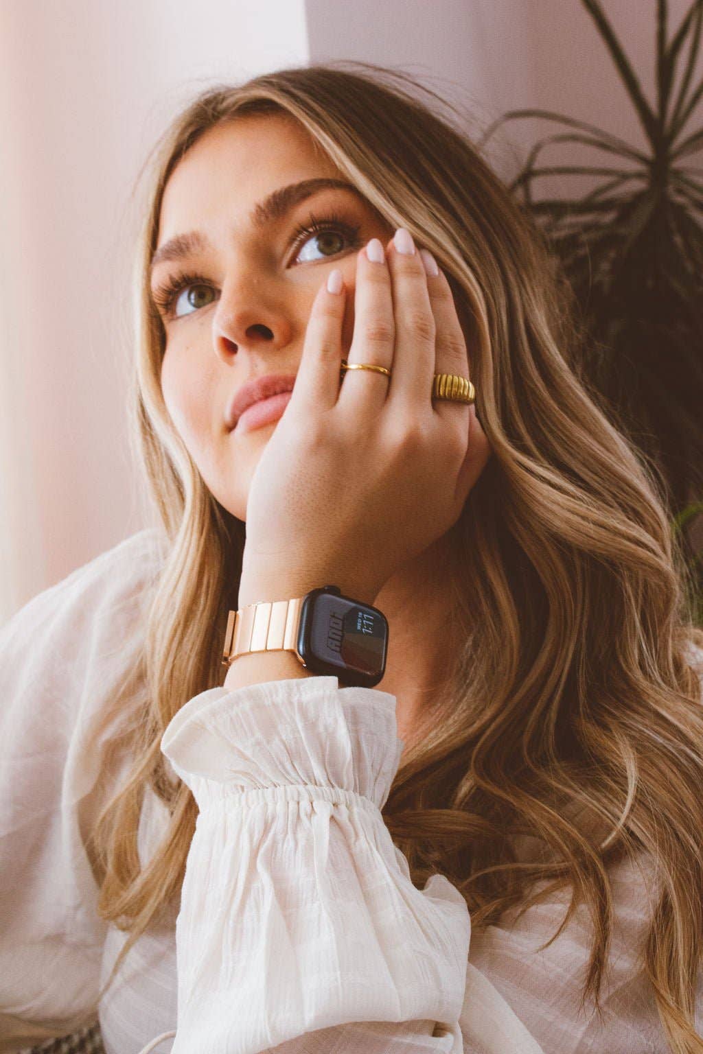 Magnetic Rose Gold Watch Band