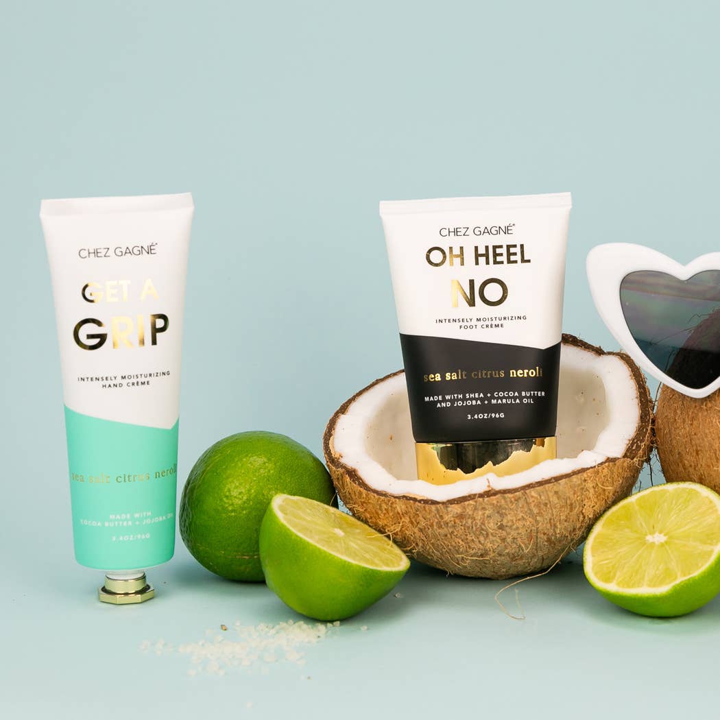 Get A Grip - Sea Salt, Citrus & Neroli - Vegan Hand Crème - 3.4oz