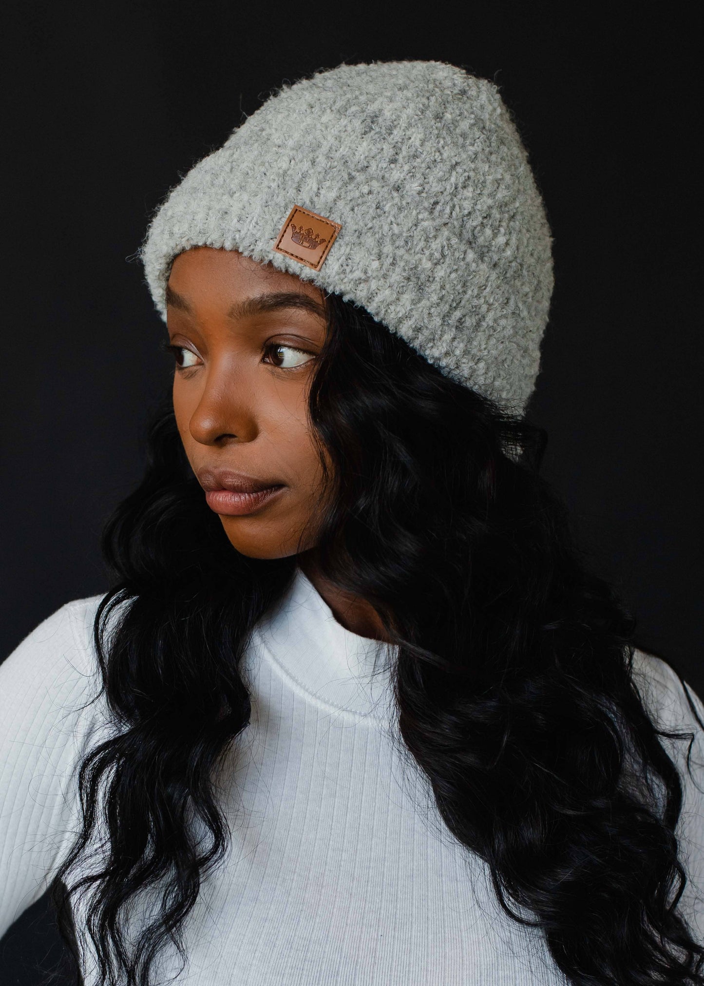 Lt. Gray Knit Beanie
