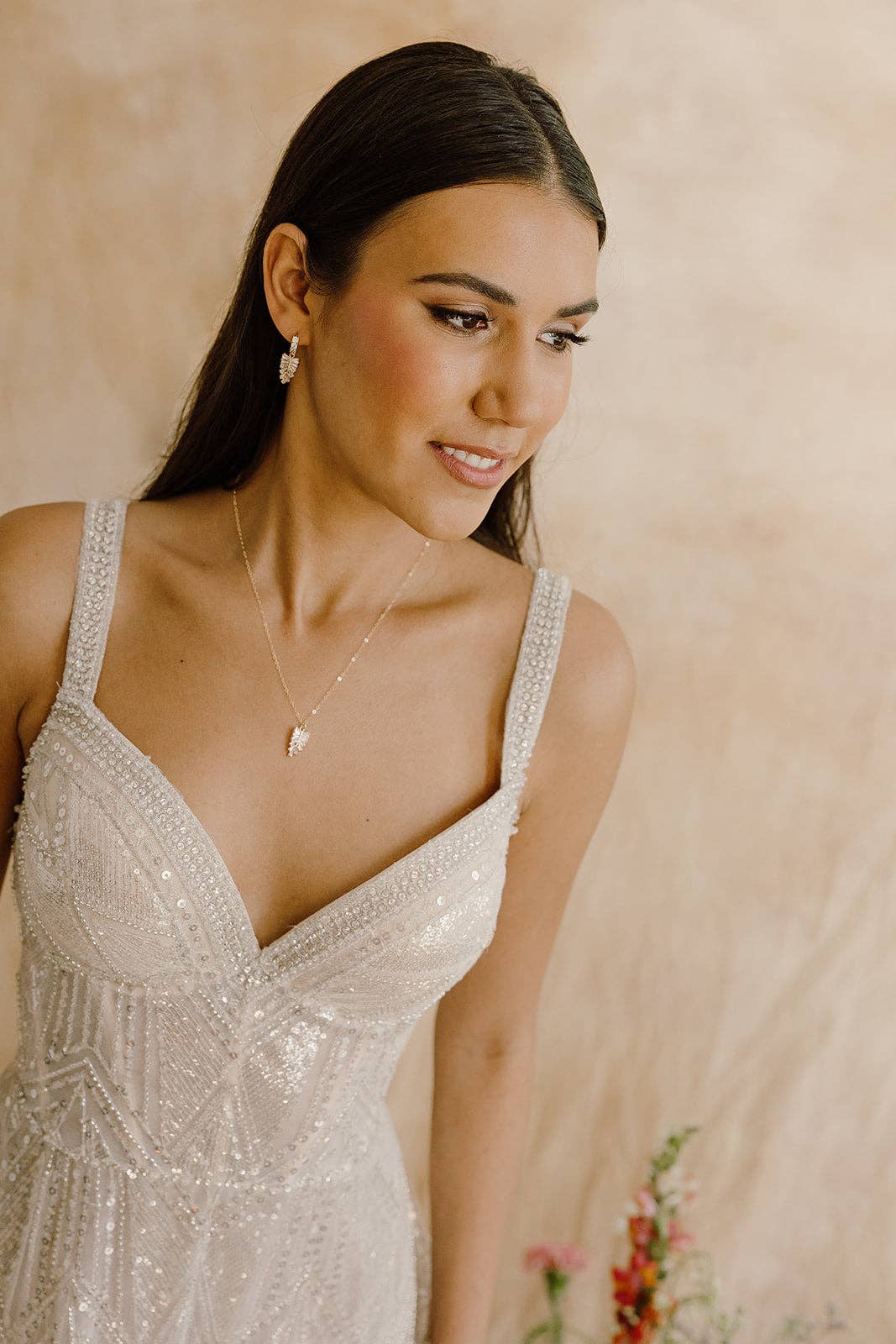 Beverly Leaf Earrings - Bridal