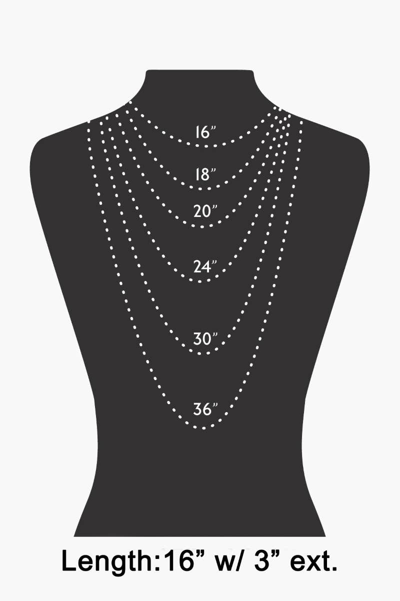 Mixed Oval Chain Link Necklace
