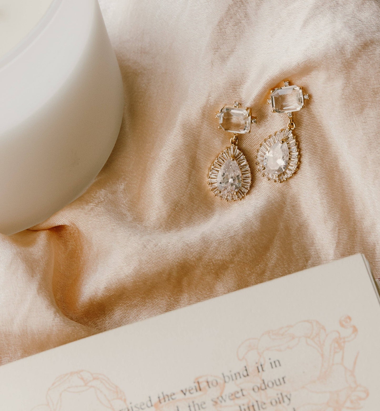 Clara Drop Earrings - Bridal