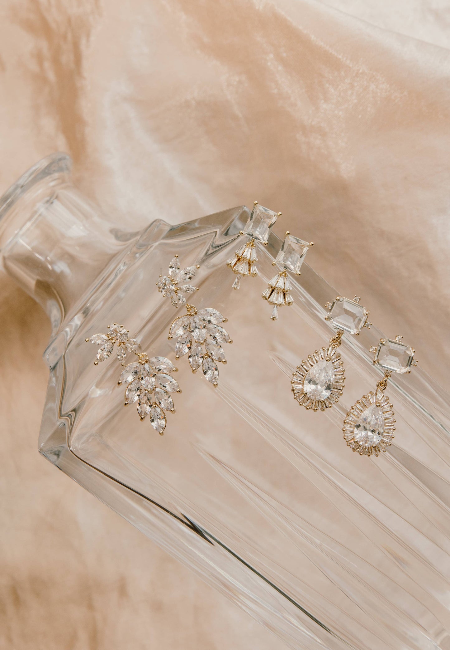 Emilie Art Deco Earrings - Bridal