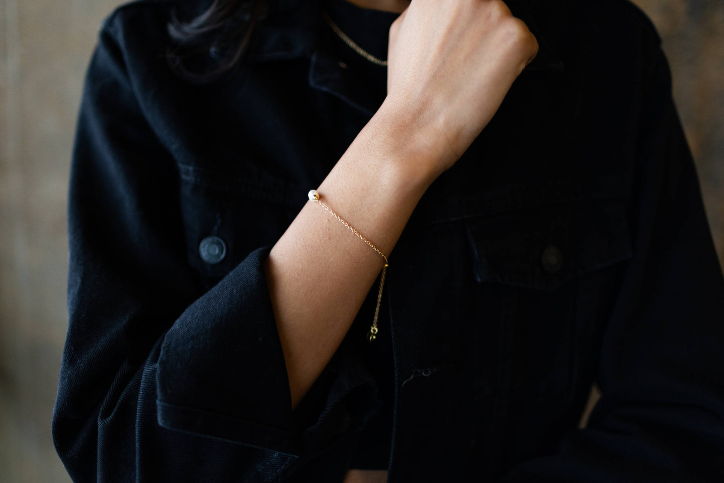 Promise Gold Plated Pearl Bracelet
