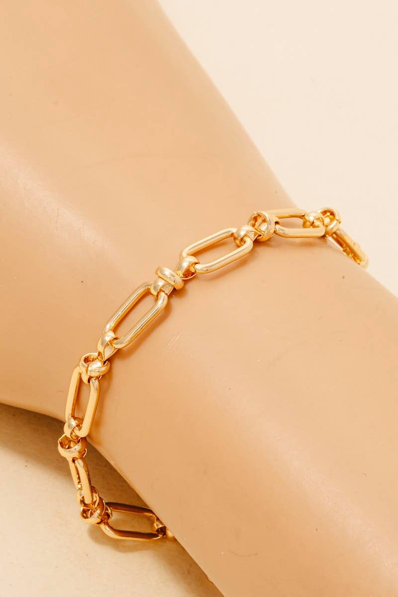 Oval Chain Link Bracelet