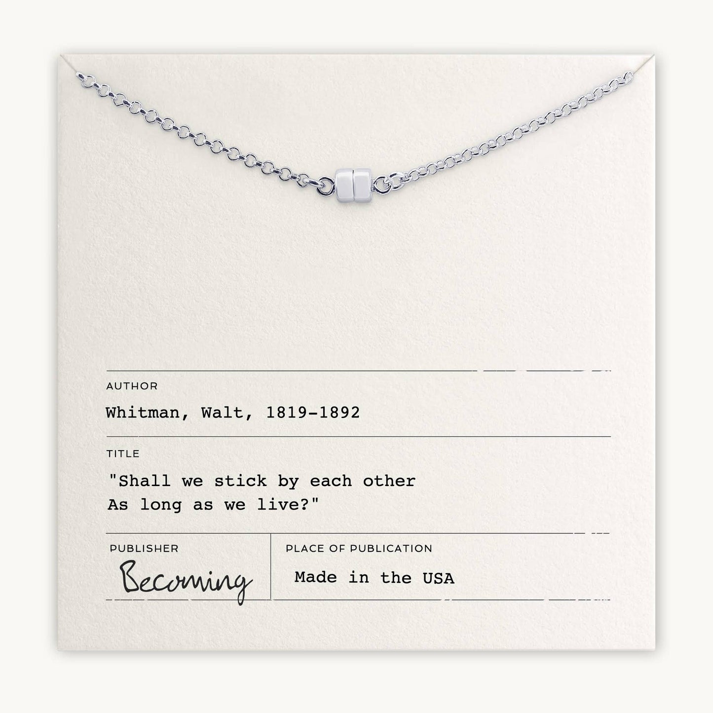 Stick Together Necklace