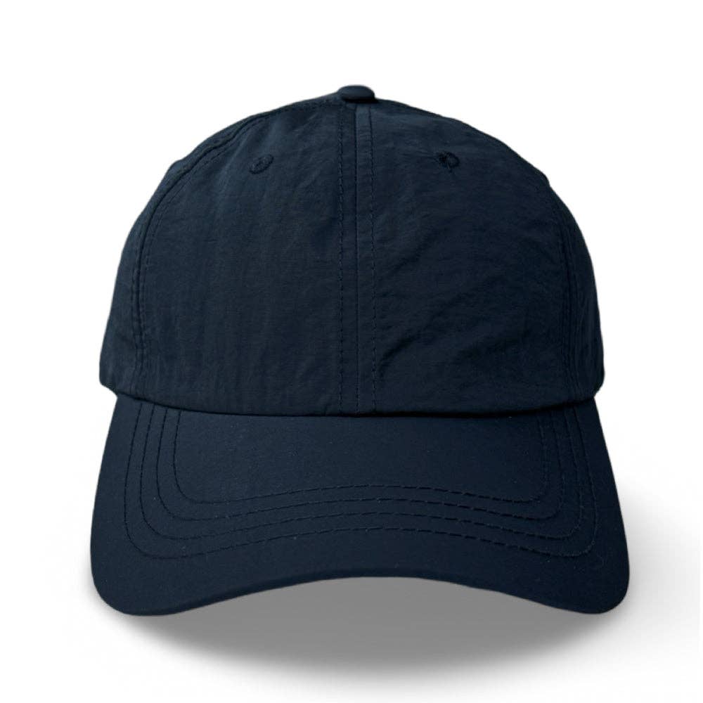 Adjustable Running Hat - Black