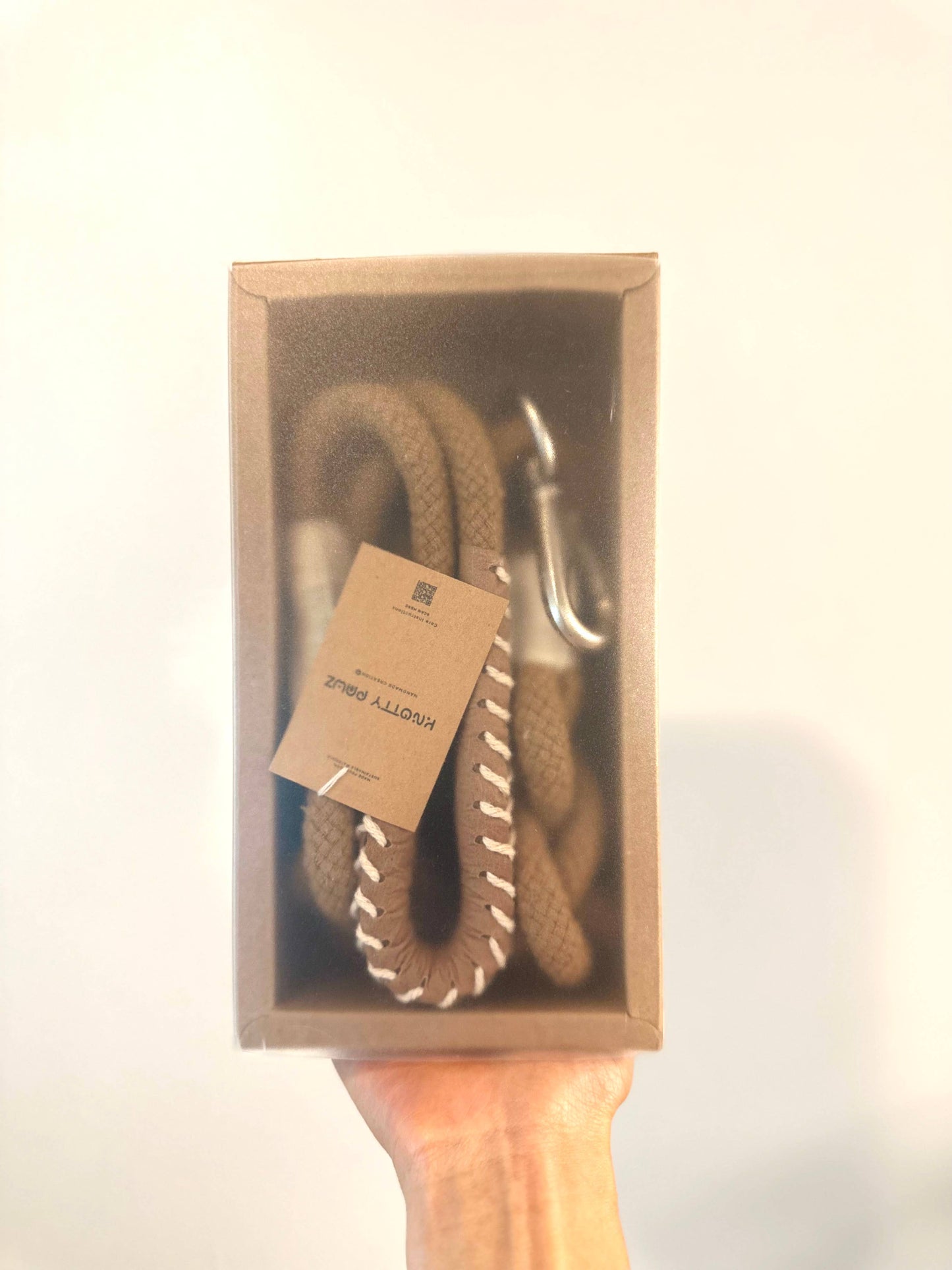 Handmade Sustainable Cotton Rope Dog Leash, Eco-friendly