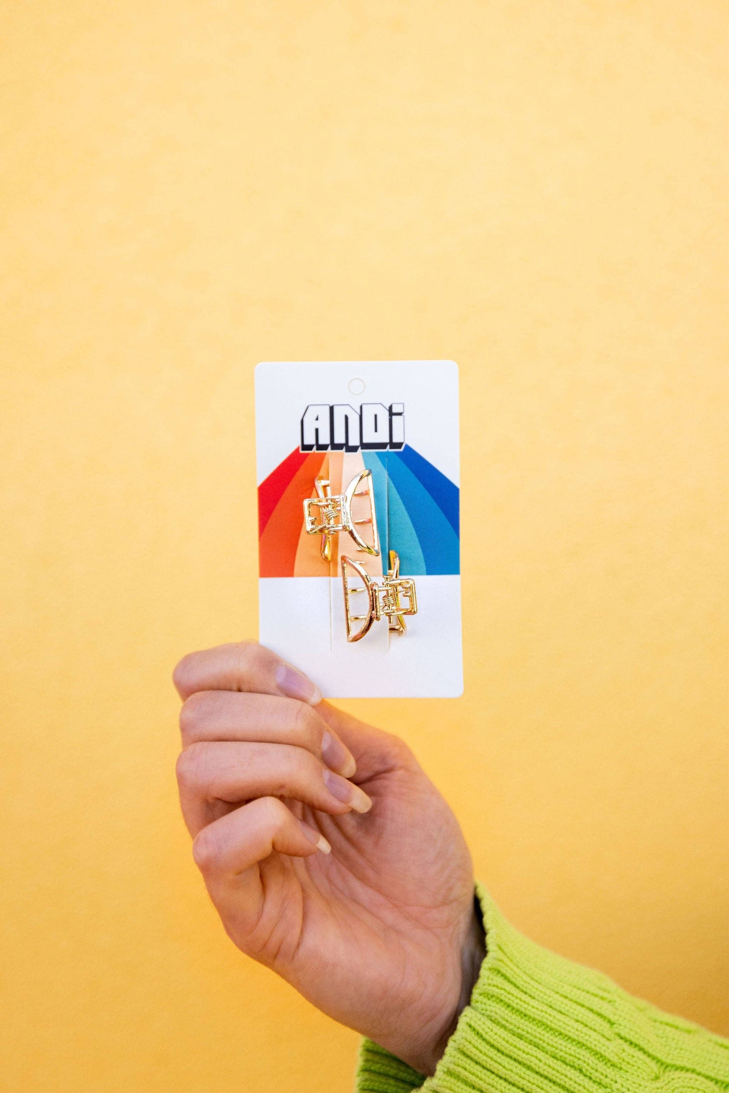 Micro Gold Claw Clip