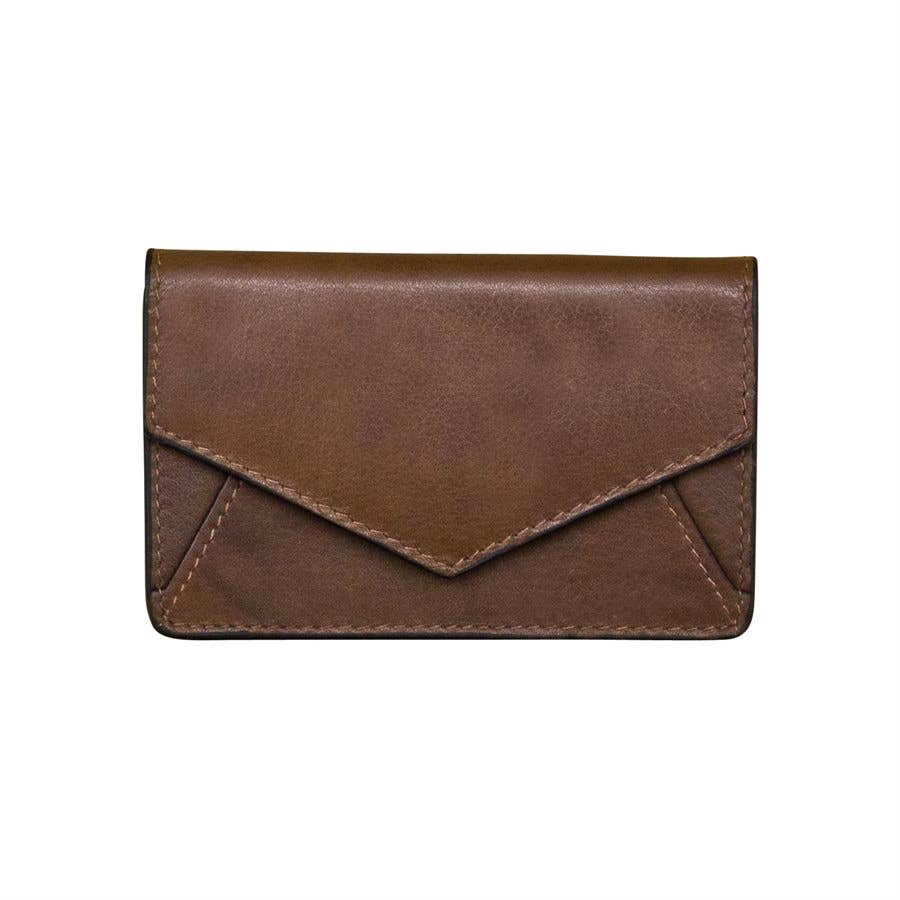 Leather Envelope Wallet / Business Card Holder