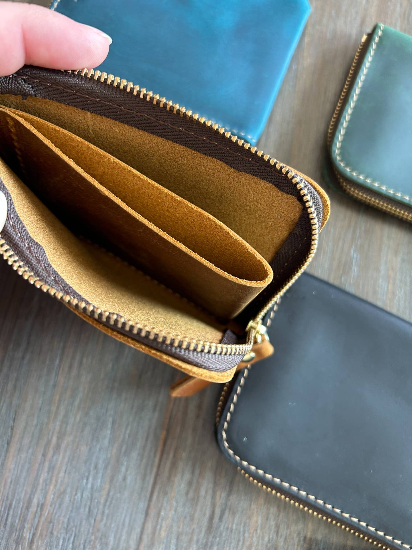 Leather Card and Money Wallet