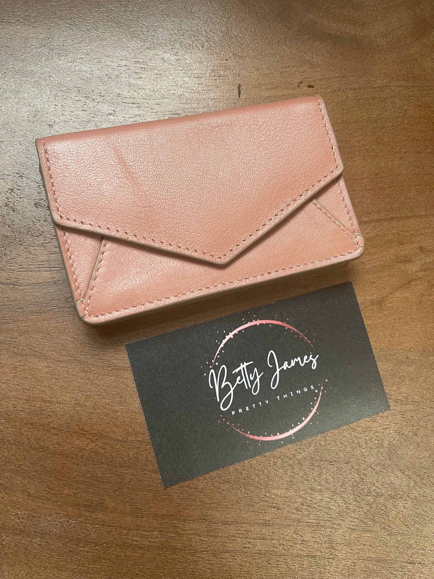 Leather Envelope Wallet / Business Card Holder