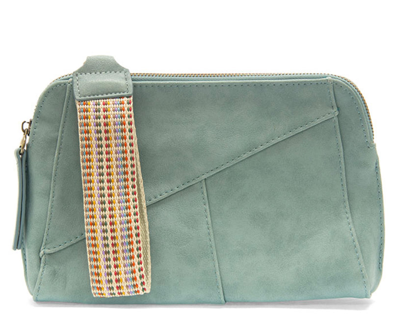 Gigi Crossbody with Woven Wristlet Strap