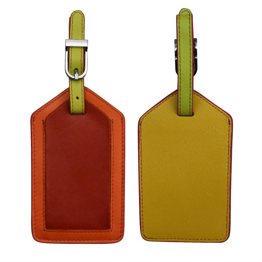 6422 Leather Luggage Tag