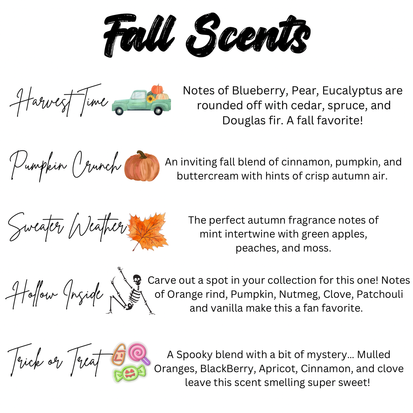 FALL Scent Car Diffusers
