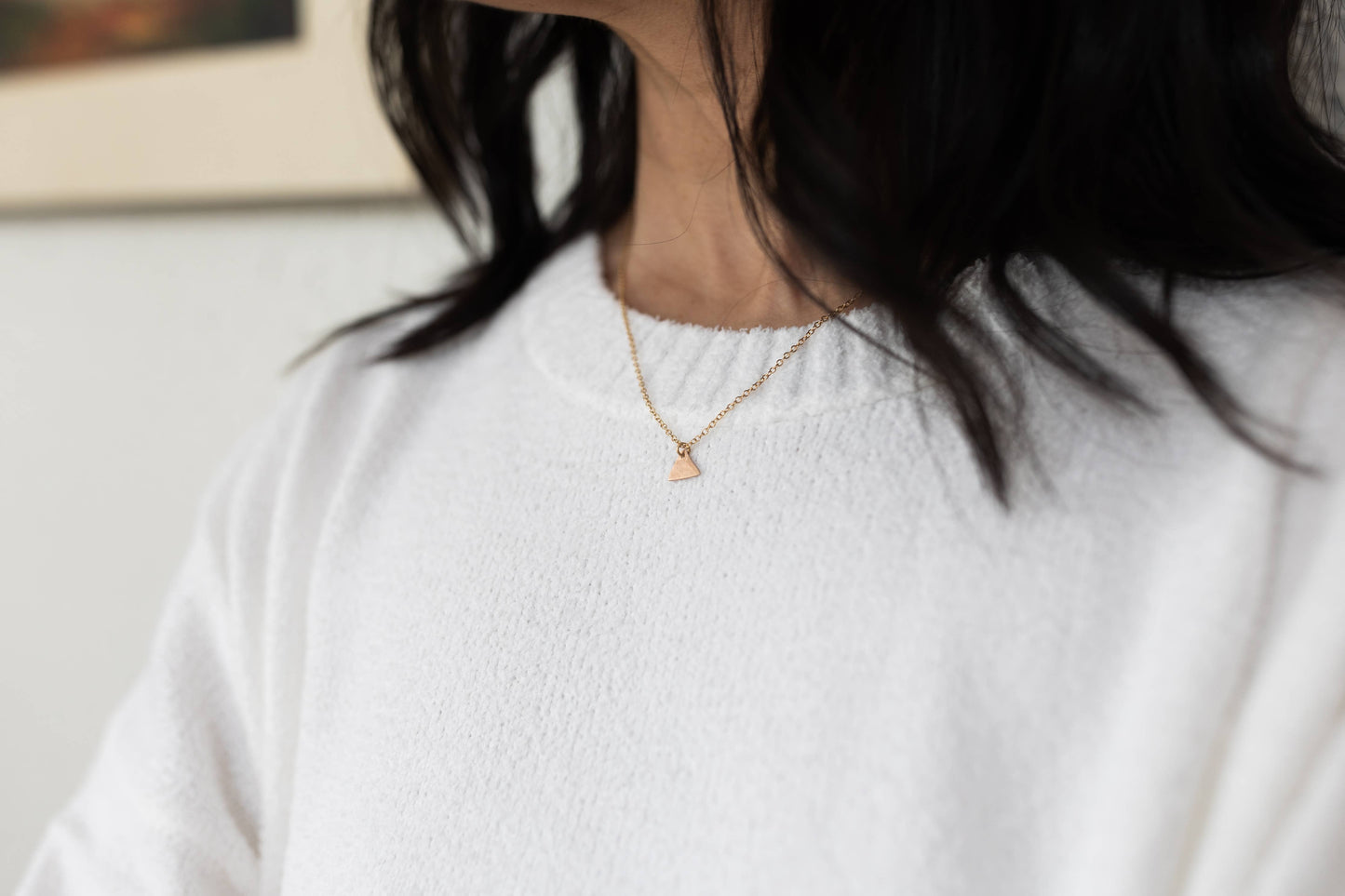 Tipping Point Copper Minimalist Necklace