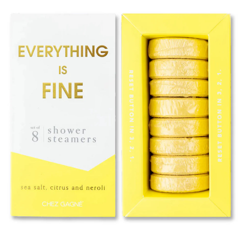 EVERYTHING IS FINE - SHOWER STEAMERS - SEA SALT + CITRUS + NEROLI