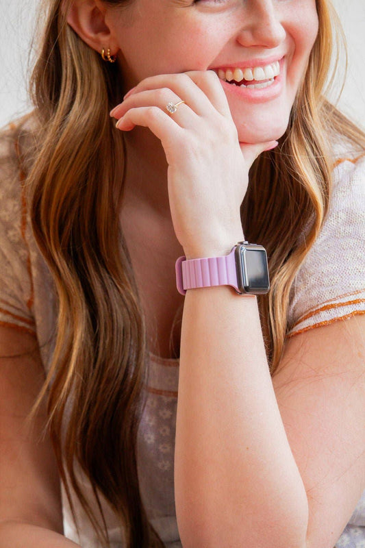 Lavender Magnetic Loop Watch Band