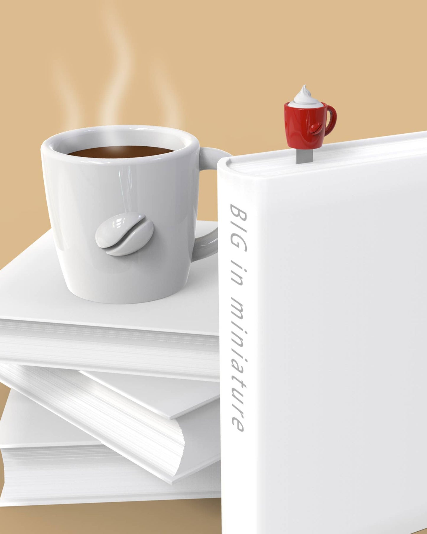 HOT CHOCOLATE WITH WHIPPED CREAM BOOKMARK