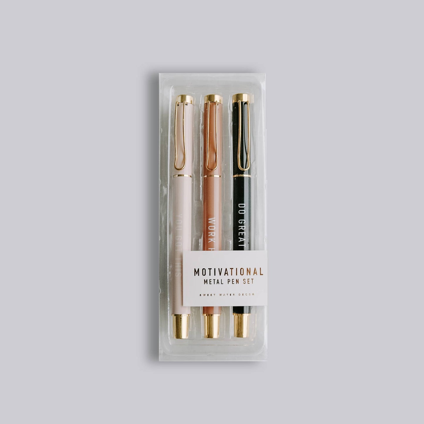 Motivational Metal Pen Set