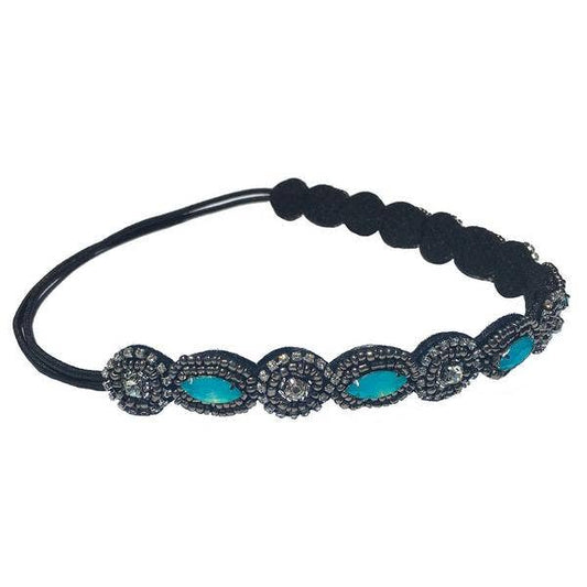 Adjustable Headband - Teal Lush