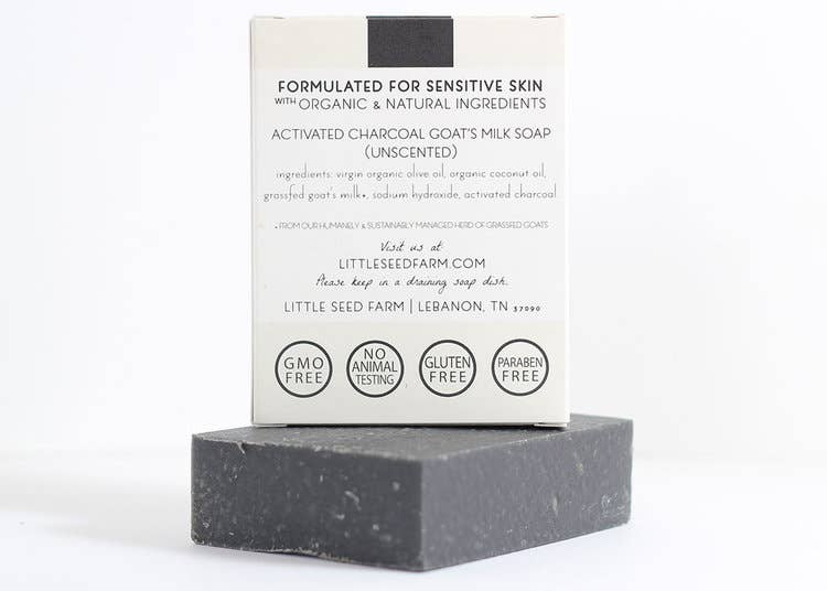 Activated Charcoal Facial And Body Bar Soap