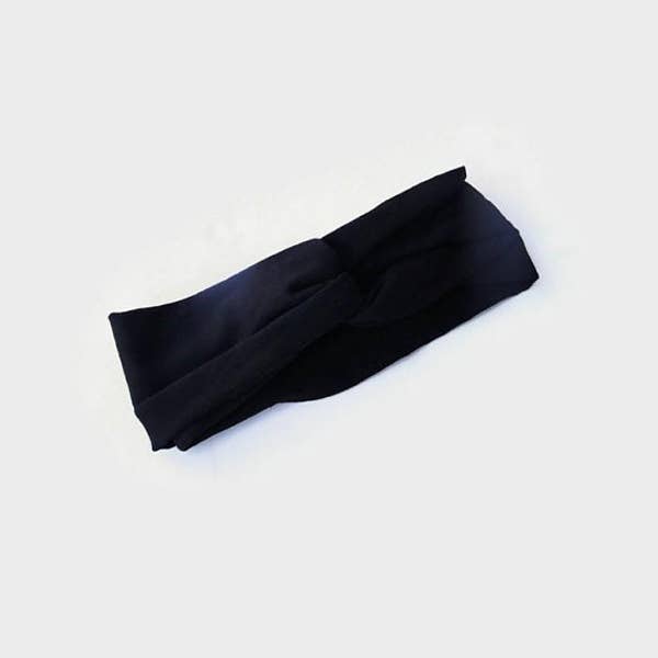 Women's Headband - Twist Turban Headband - Black