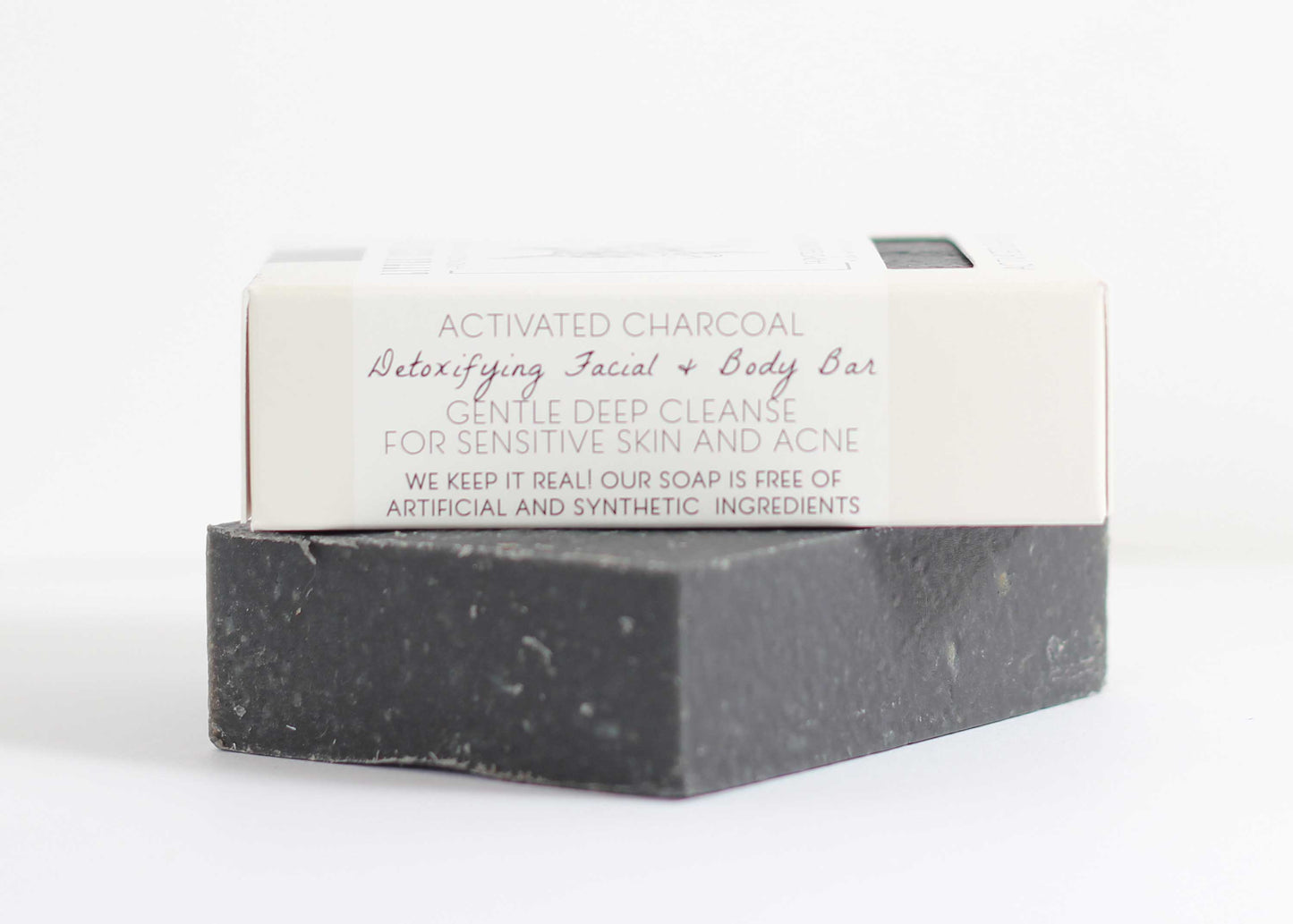 Activated Charcoal Facial And Body Bar Soap