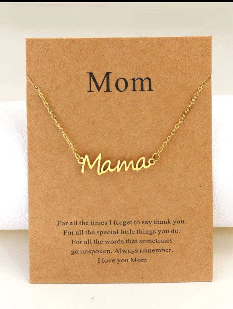 Sale: Mama Necklace Bracelet