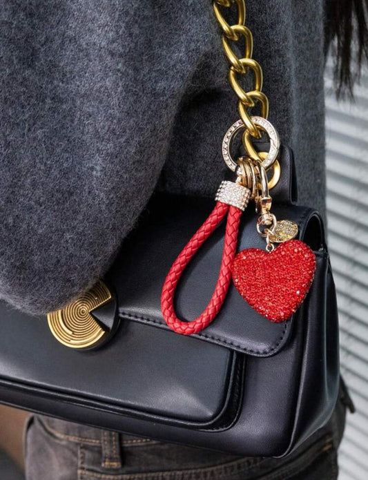 Braided Bling Keychain