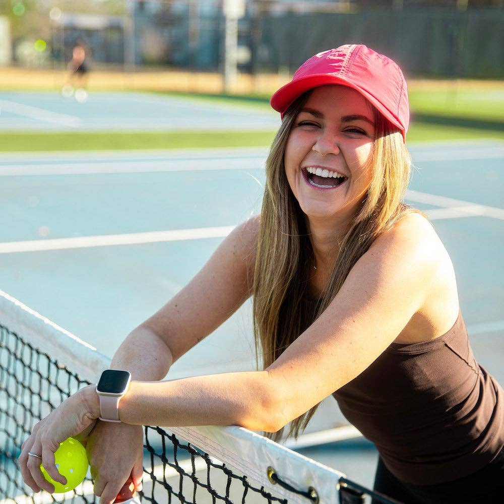 Adjustable Running Hat - Pink