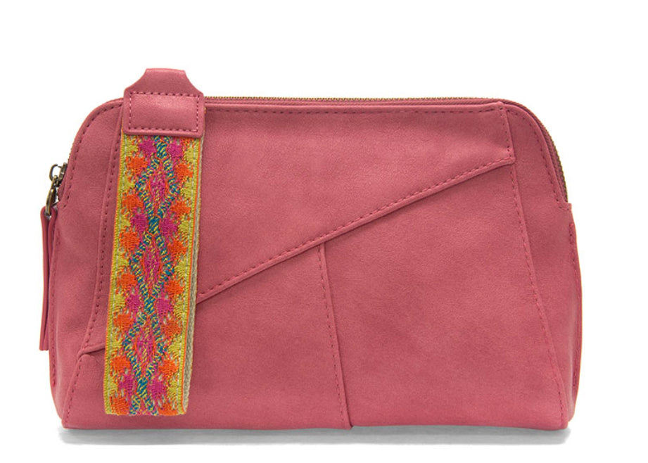 Gigi Crossbody with Woven Wristlet Strap