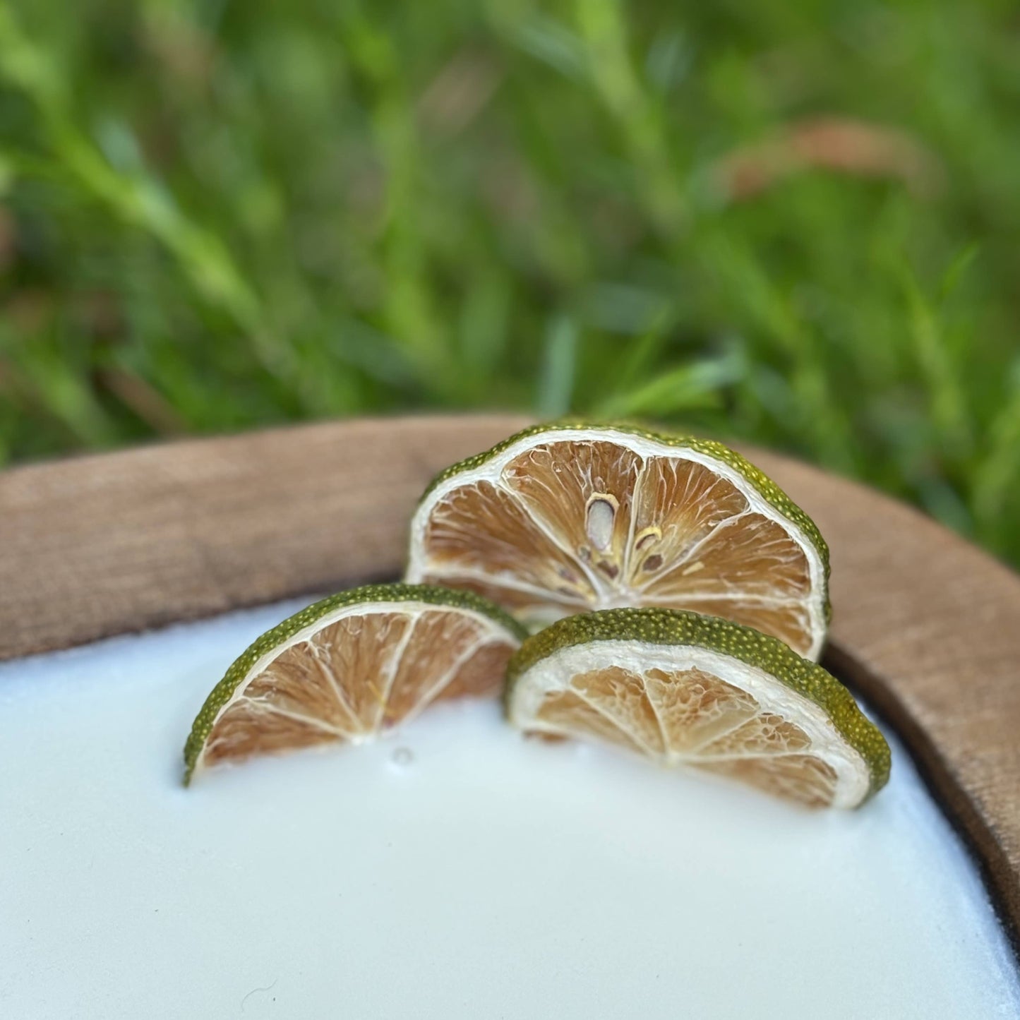 Coconut Lime Verbena Scented Dough Bowl - Citrus Scented Can