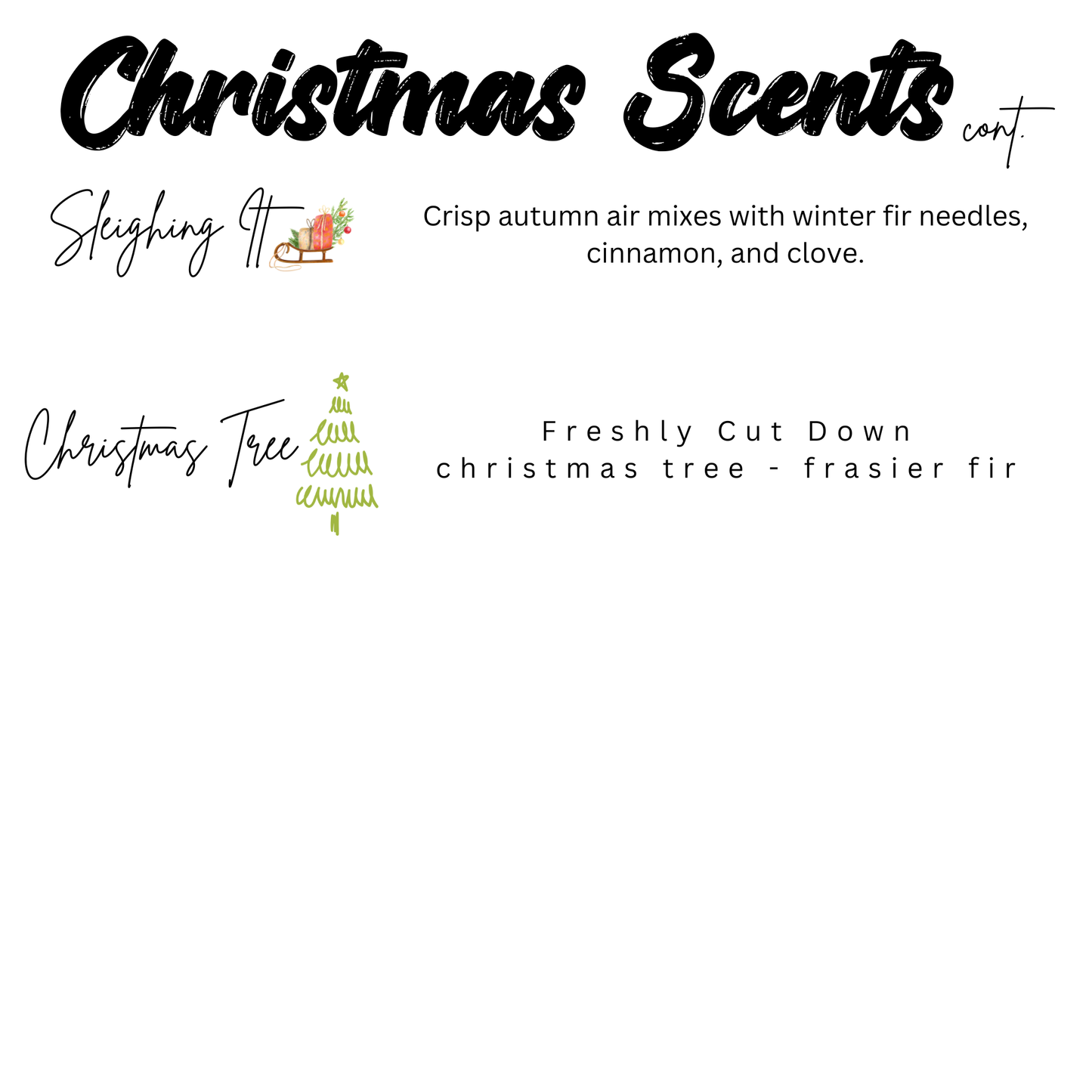 Christmas Scent Car Diffusers