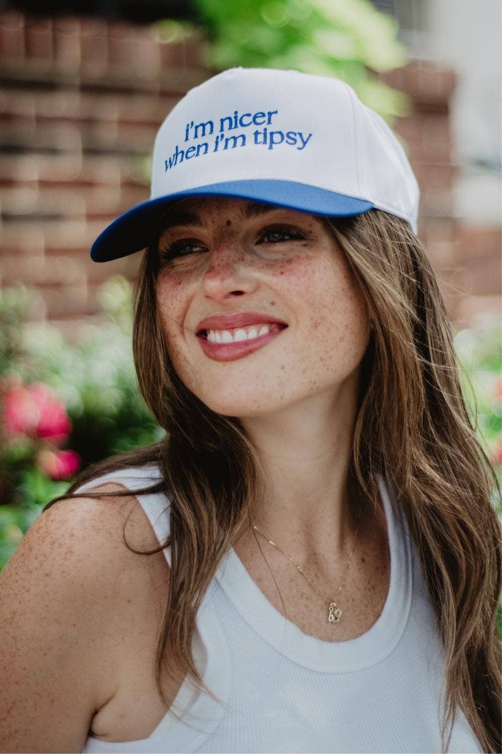 I'm Nicer When I'm Tipsy Trucker Hat Vintage