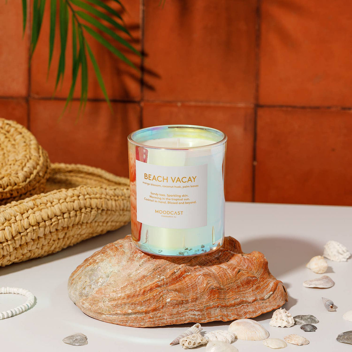 Coconut Wax Candle - Vibes - Beach Vacay - 8 oz Glass Jar