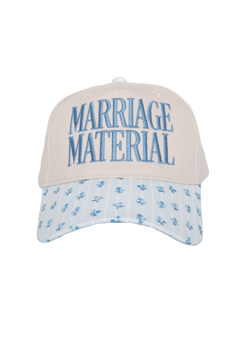 Marriage Material Two-Toned Trucker Hat