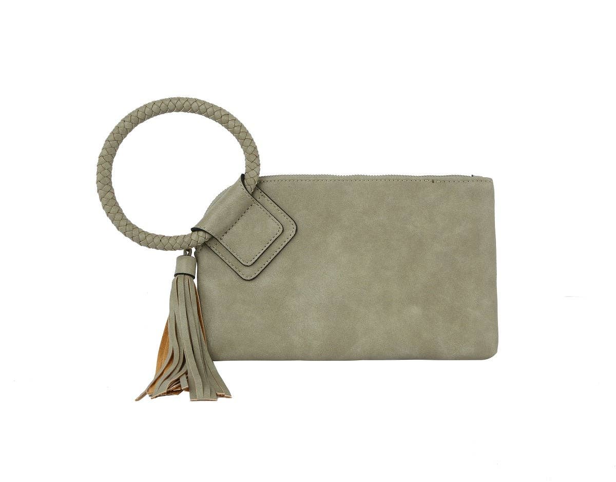 Vegan Leather Wristlet/Clutch