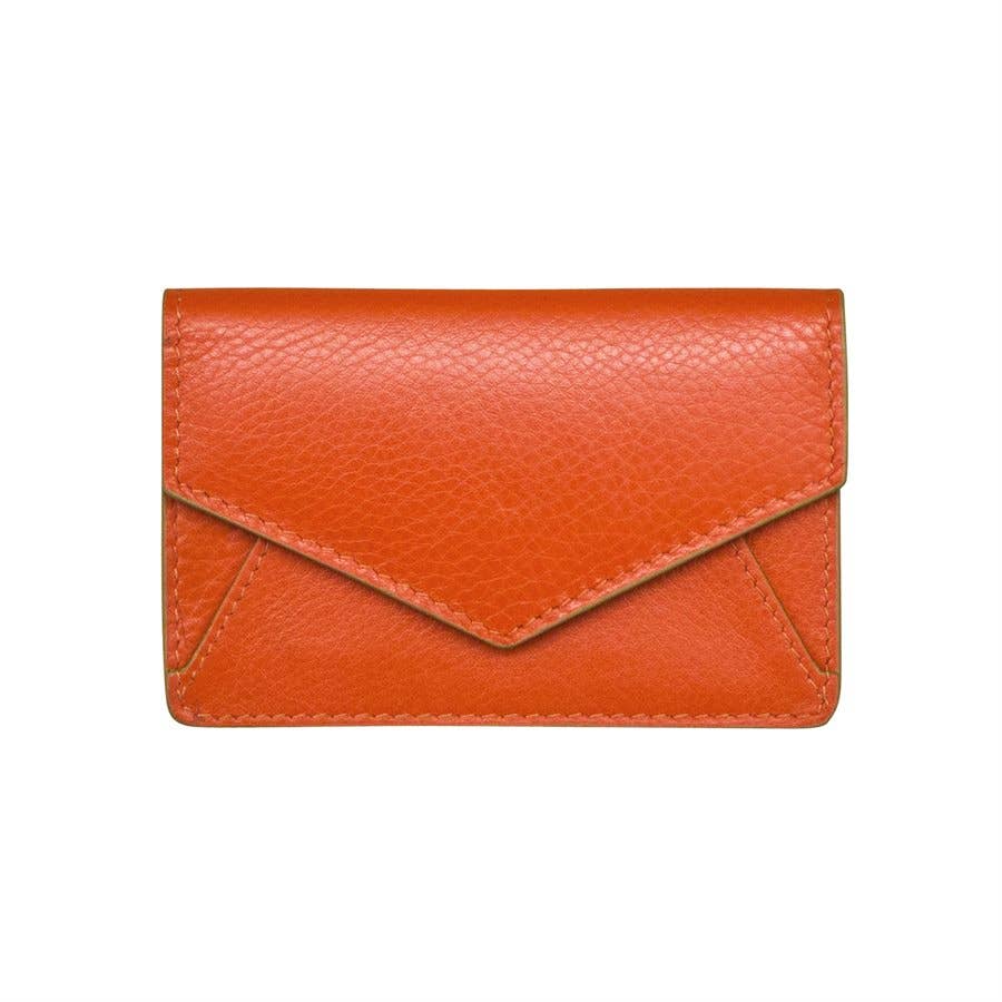 Leather Envelope Wallet / Business Card Holder