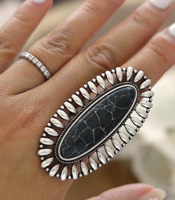 Oversized Oval Ring